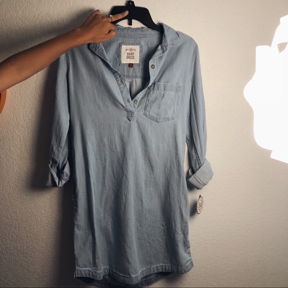 Flannel Shirt Dress